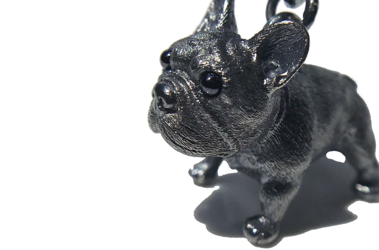 Sterling Silver French Bulldog Pendant