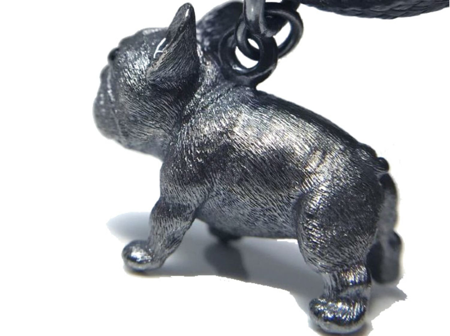 Sterling Silver French Bulldog Pendant