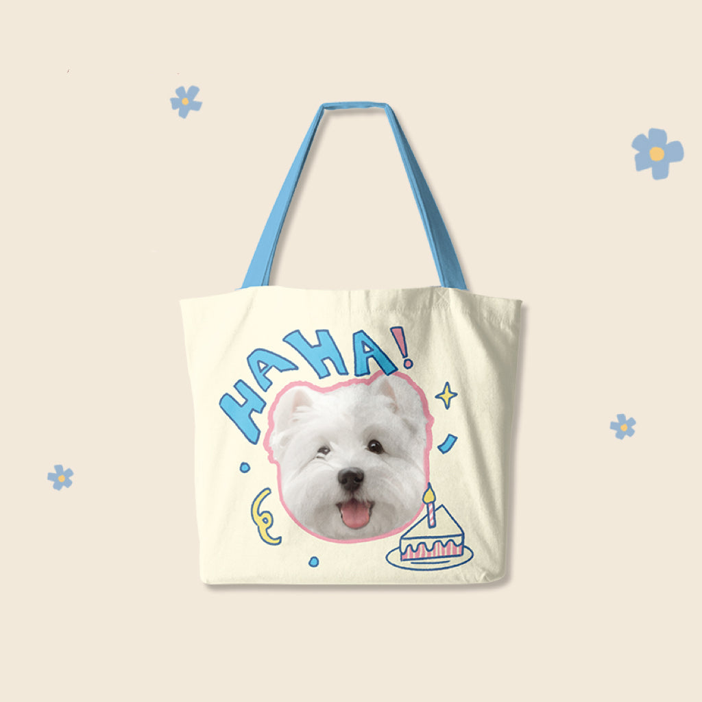 Custom Pet Canvas Tote Bag