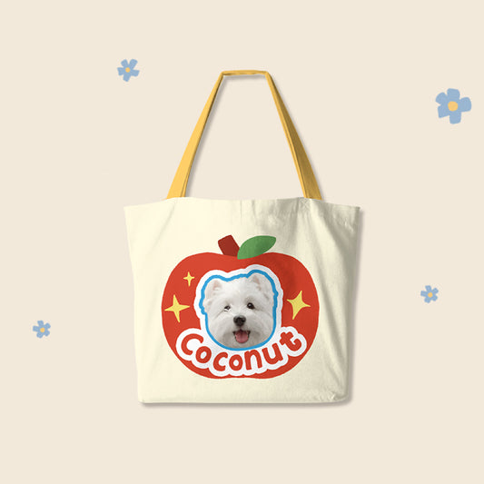 Custom Pet Canvas Tote Bag