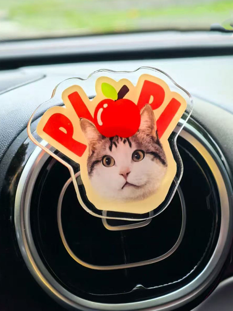Custom Pet Car Air Vent Perfume Clip