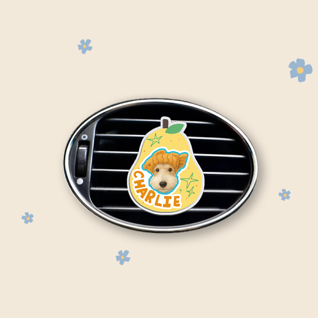 Custom Pet Car Air Vent Perfume Clip