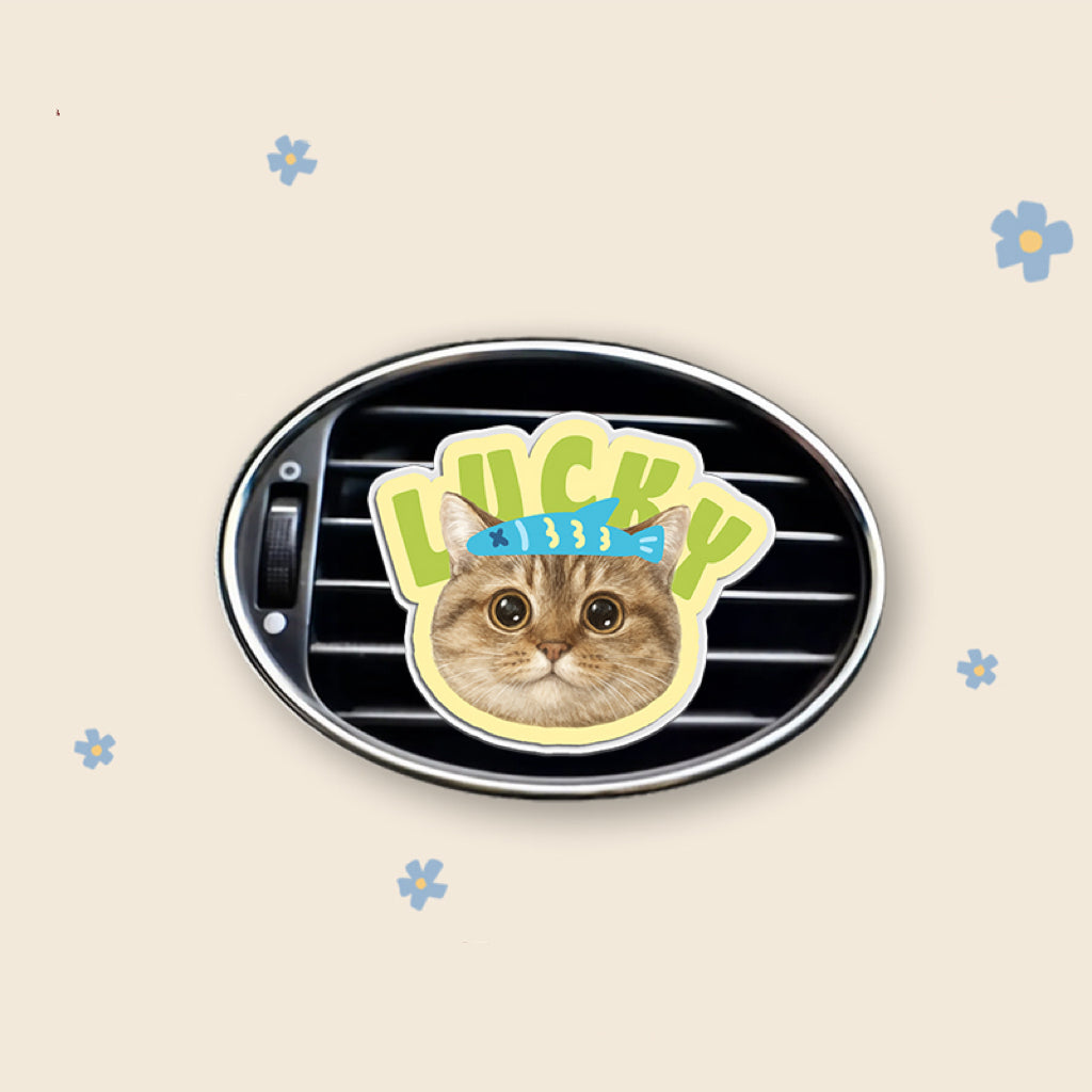 Custom Pet Car Air Vent Perfume Clip