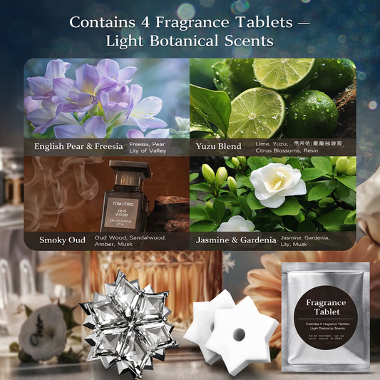 Crystal Snowflake Car Vent Air Freshener