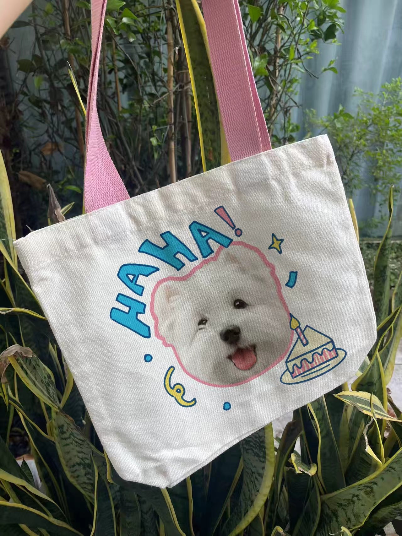 Custom Pet Canvas Tote Bag