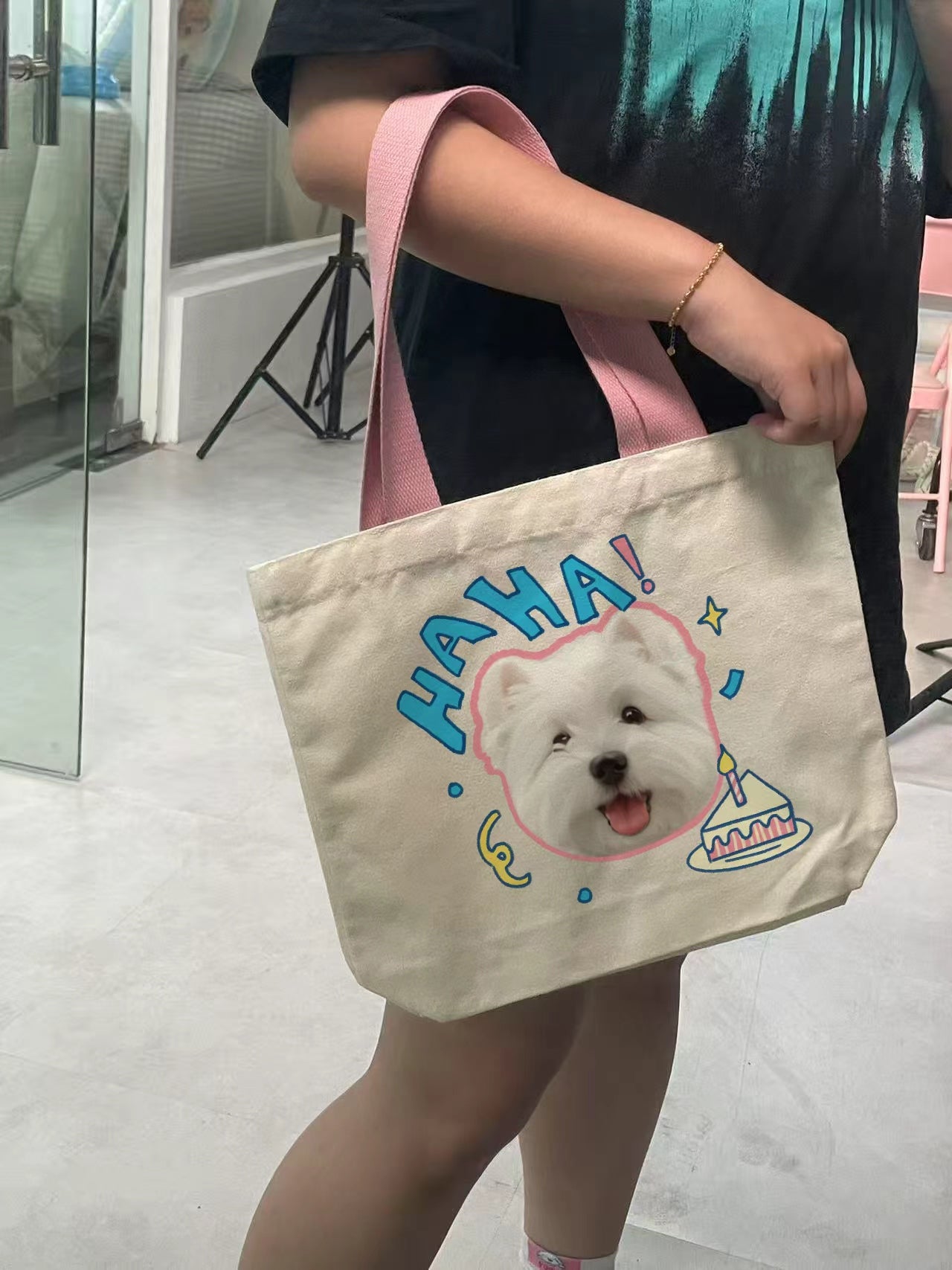 Custom Pet Canvas Tote Bag