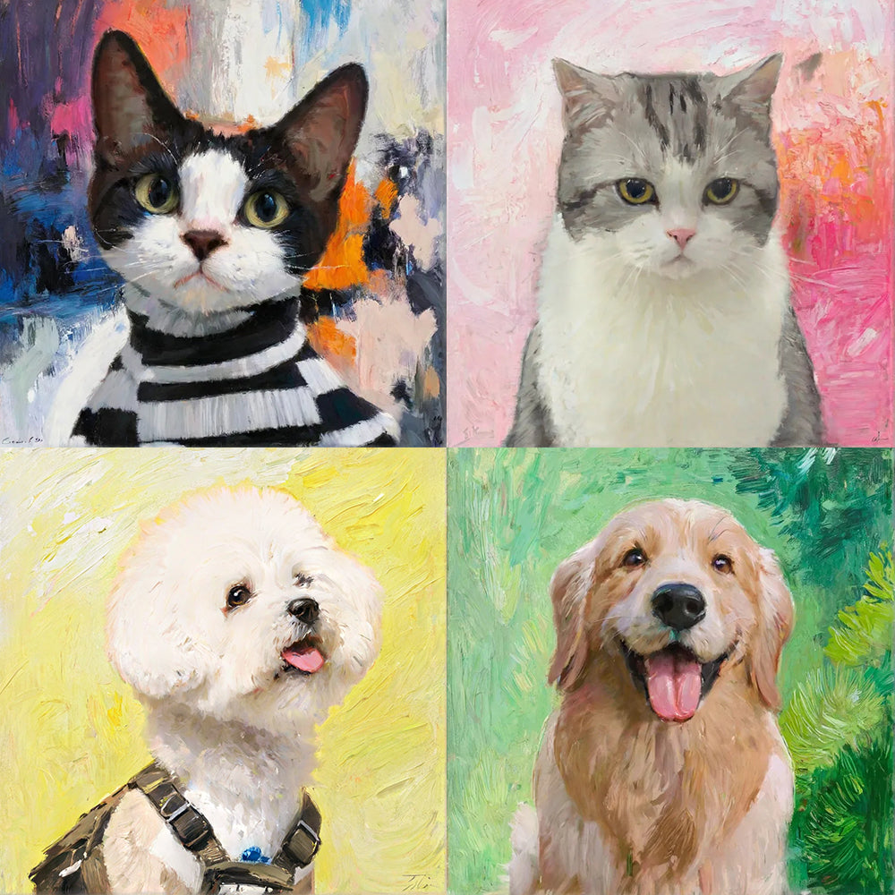 Custom Hand-Drawn Pet Portrait