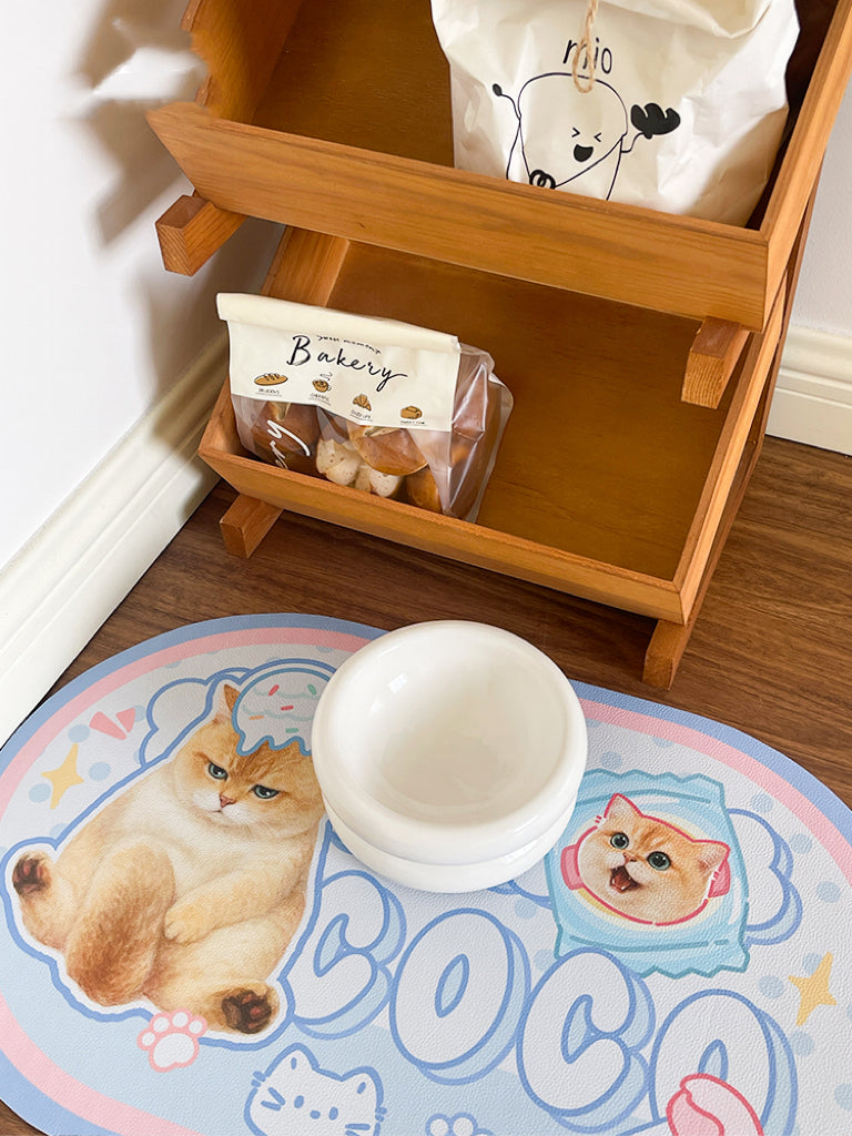 Custom Pet Bowl Mats
