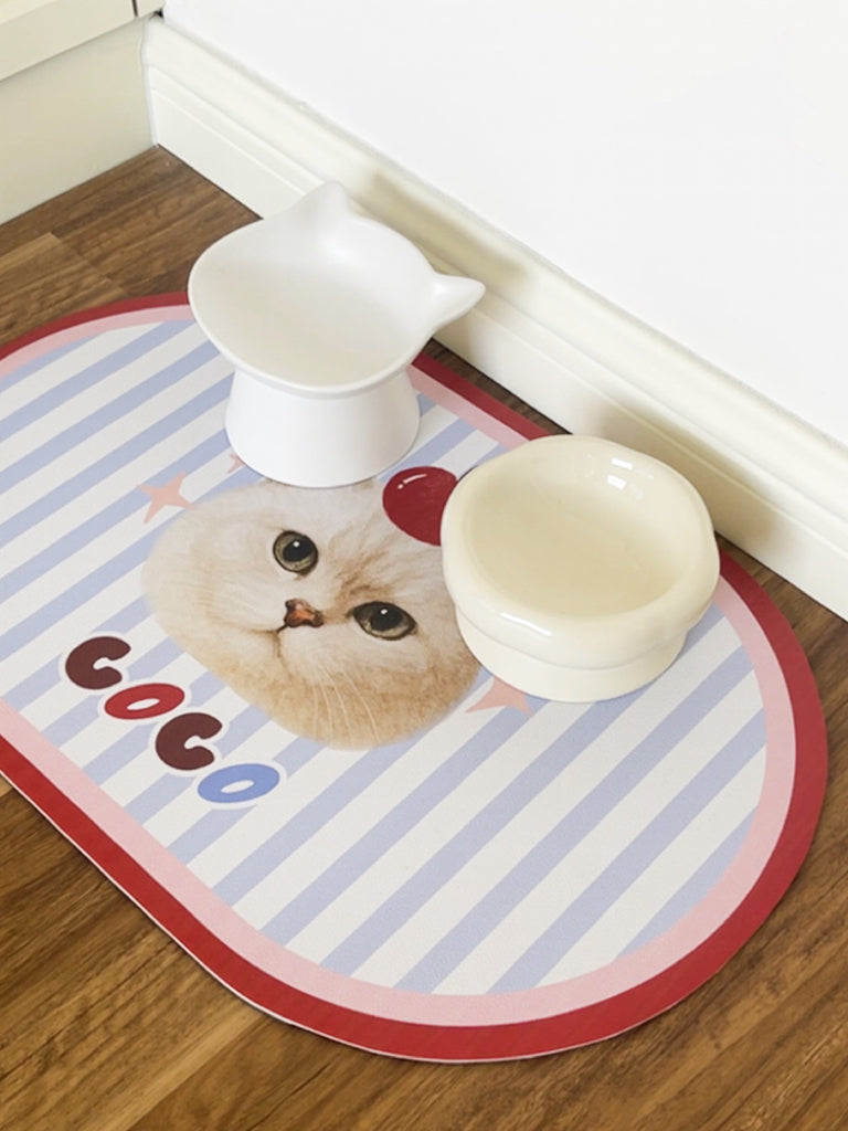 Custom Pet Bowl Mats