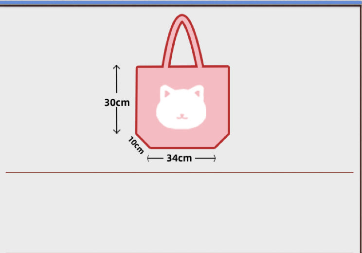 Custom Pet Canvas Tote Bag